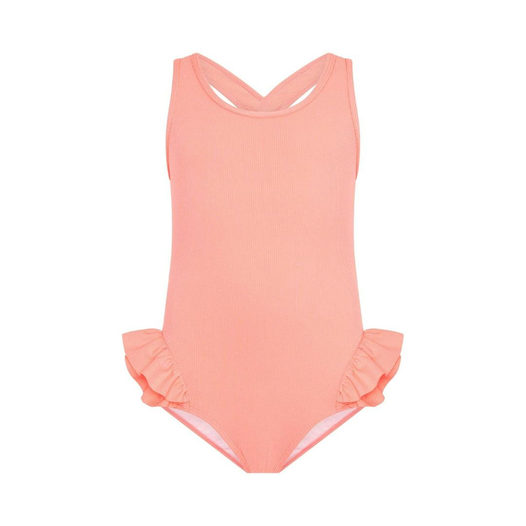 The Isla One Piece - Coral (Rib)