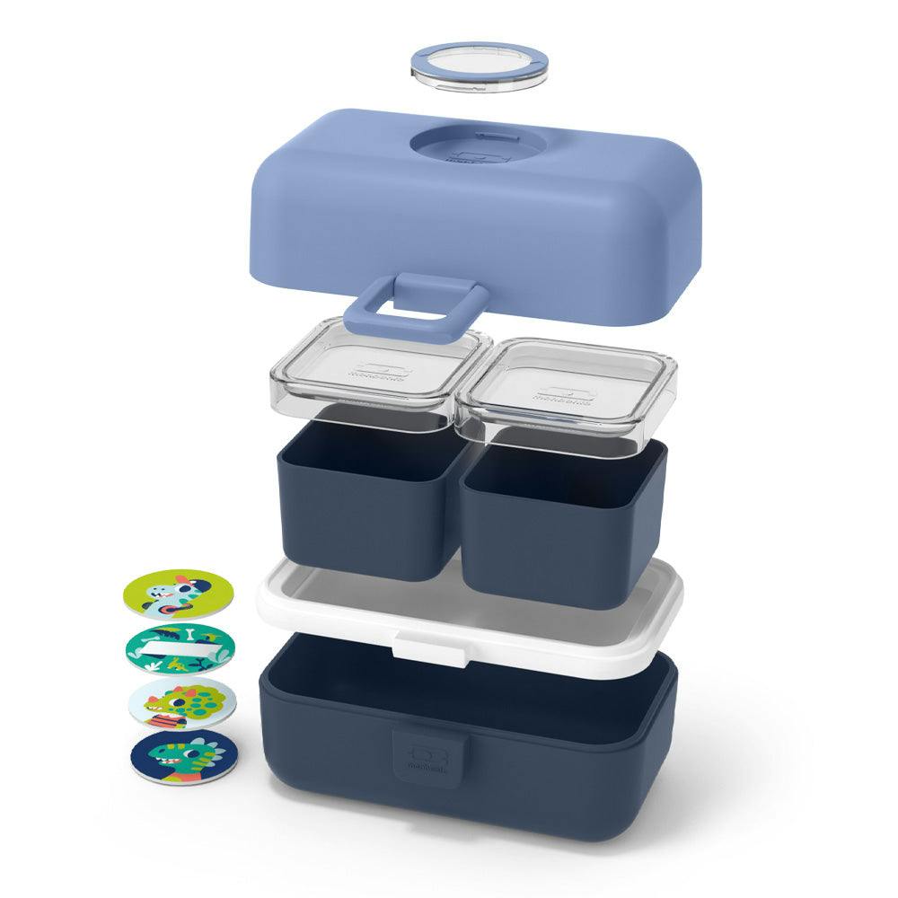 Monbento Mb Tresor Kids Bento Box - Blue Infinity