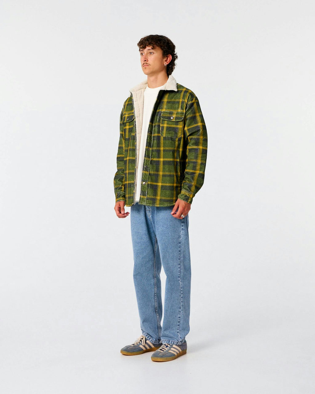 Ranger Check Jacket - Dusty Green