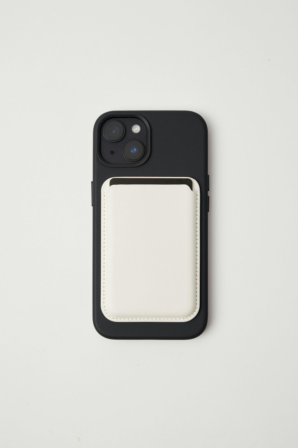 Vegan Leather iPhone 14 Case | Midnight