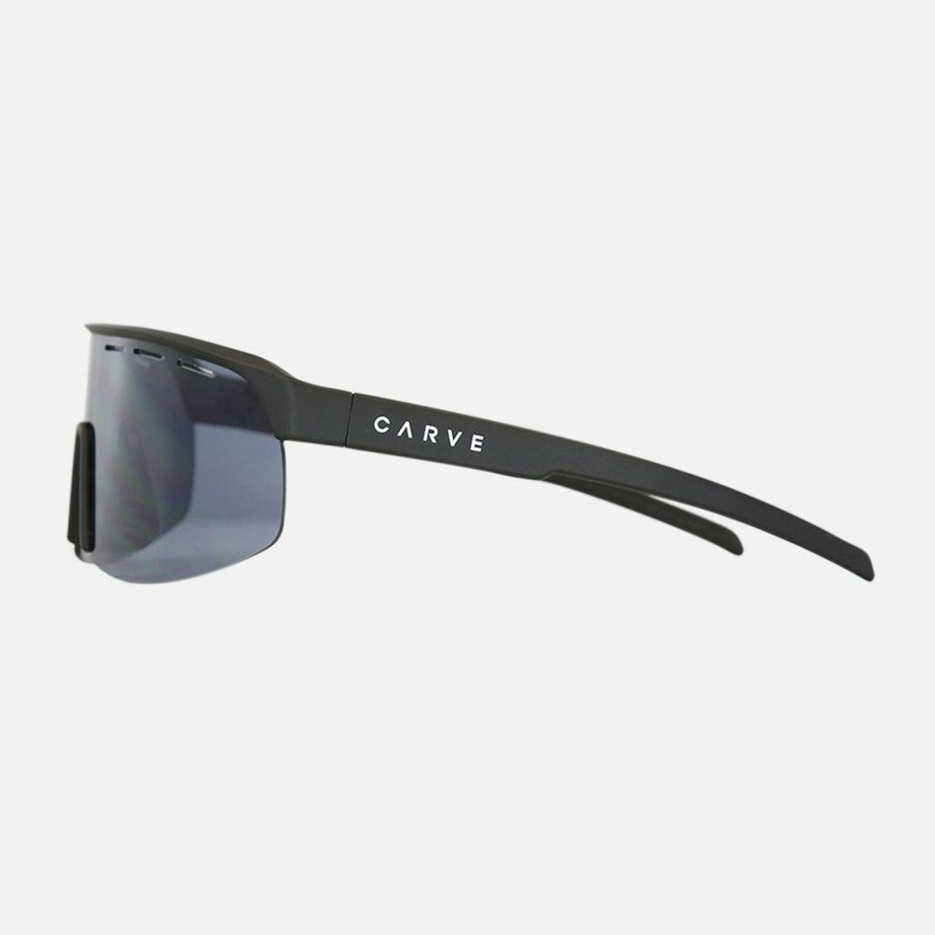 Velocity - Matte Black Frame, Grey Lens with Venting