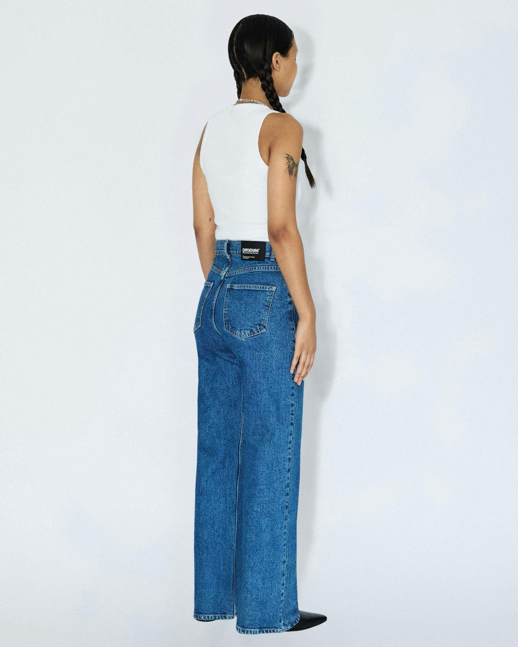 Echo High Straight Jeans - Bay Mid Retro