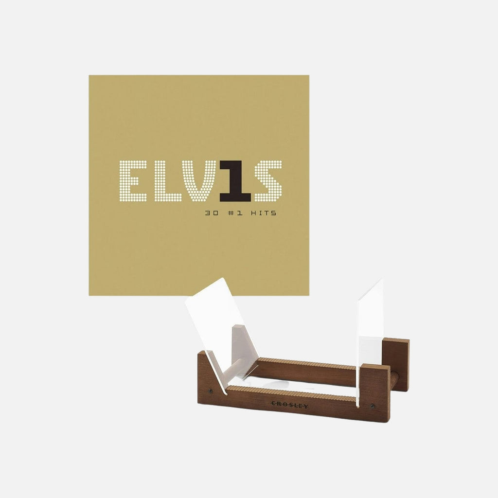 Elvis Presley Elvis 30 #1 Hits Vinyl Album & Crosley Record Storage Display Stand