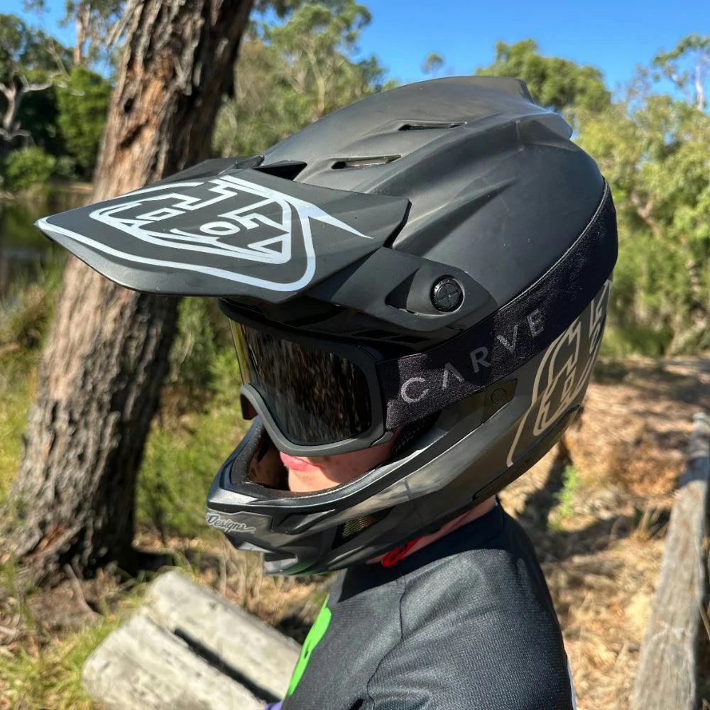 Shred S MTB Goggle - Matte Black Frame Grey Lens