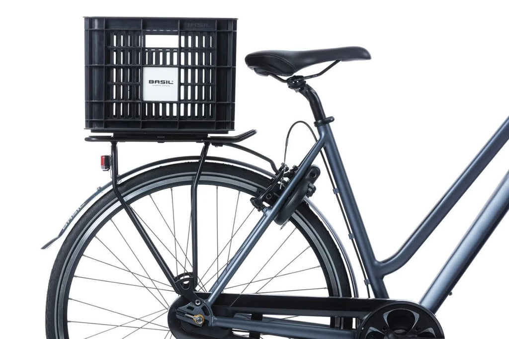 Bicycle Crate Medium 29.5L Black