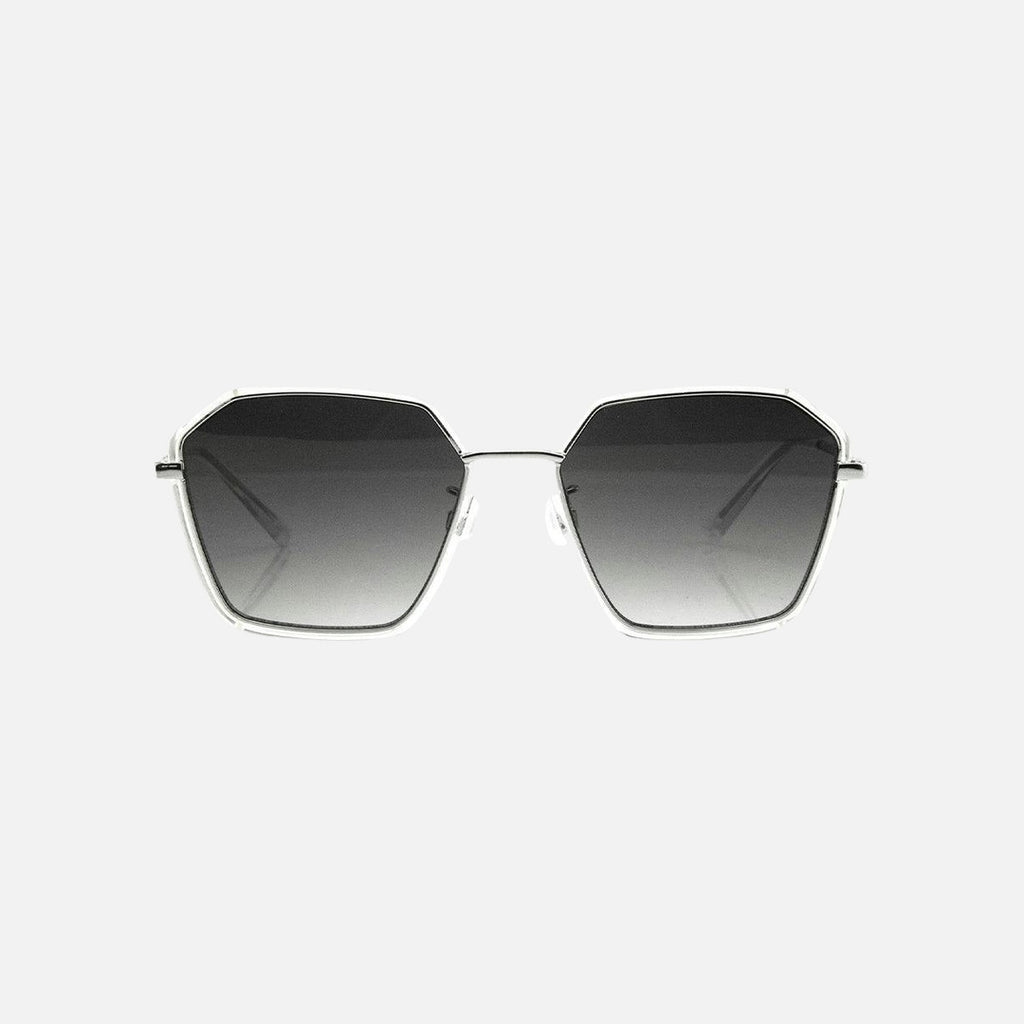 Bardot - Polarized Clear Crystal Frame Sunglasses