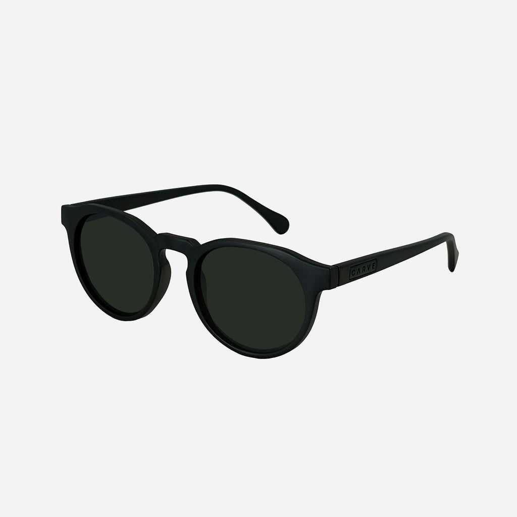 Hudson - Matte Black Frame Grey Lens