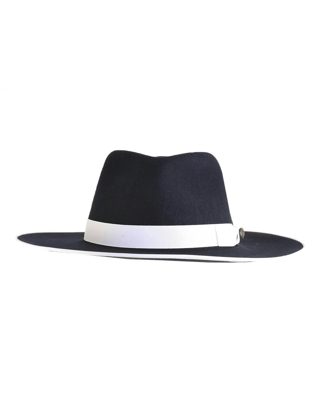 The TripTych Series Felt Hat - Triangle - Navy/White