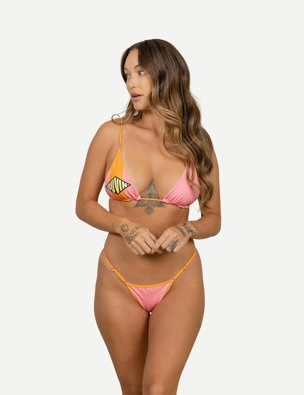 Label Bottom - Pink