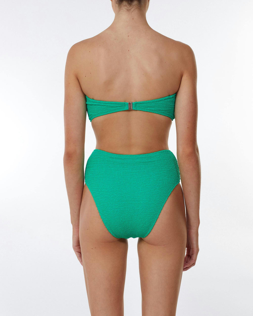 THE KNOT BANDEAU TOP - EMERALD CRIMP