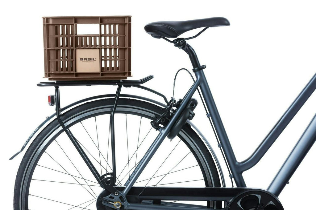 Bicycle Crate Small 17.5L Chocolate Brown