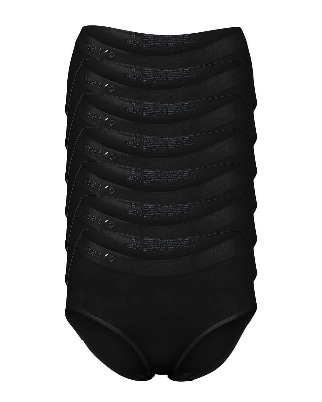 CLASSIC BRIEF 7 PACK - BLACK