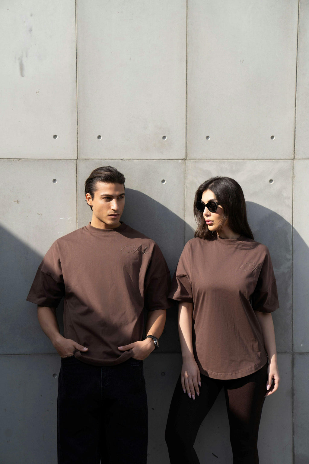 Mens Clubman 'Precision Line' T- Shirt Brown