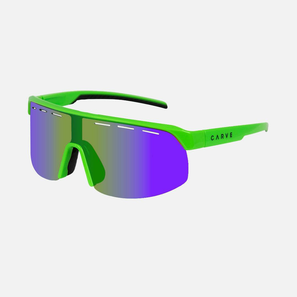 Velocity - Frame: Gloss Lime   Lens: Grey with Eternal Green Iridium plus Venting