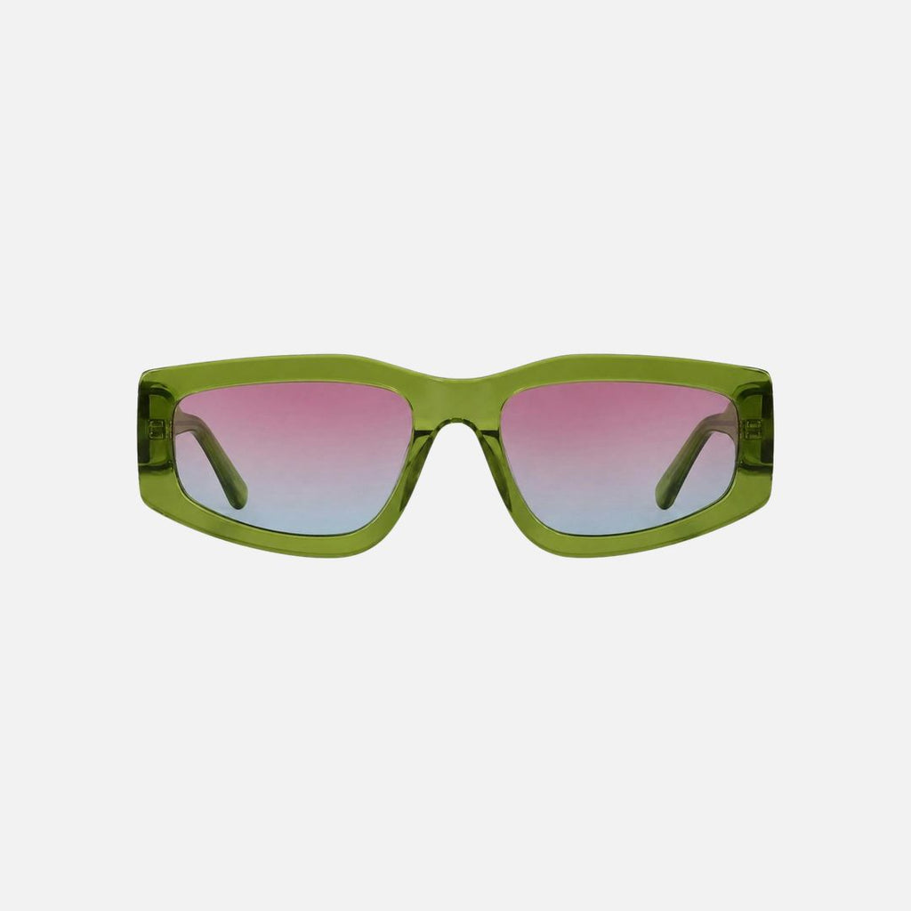 Tempted - Translucent Moss Frame Pink Gradient Lens