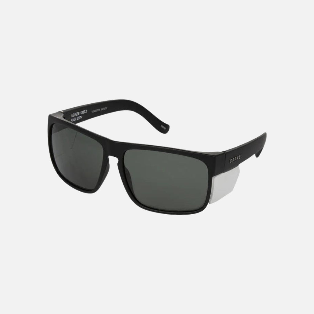 Vendetta - Safety Matt Black Frame - Grey Lens