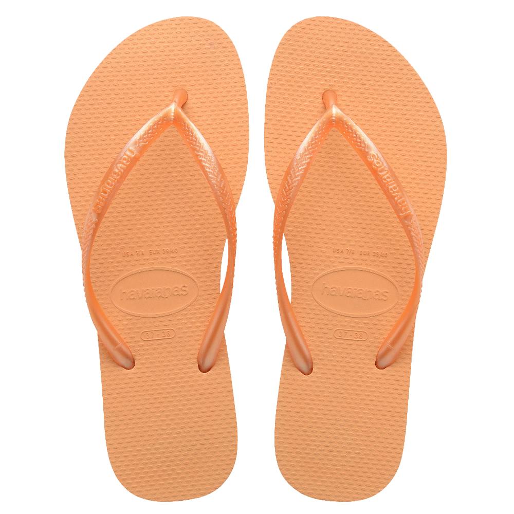 Slim Metallic Thongs
