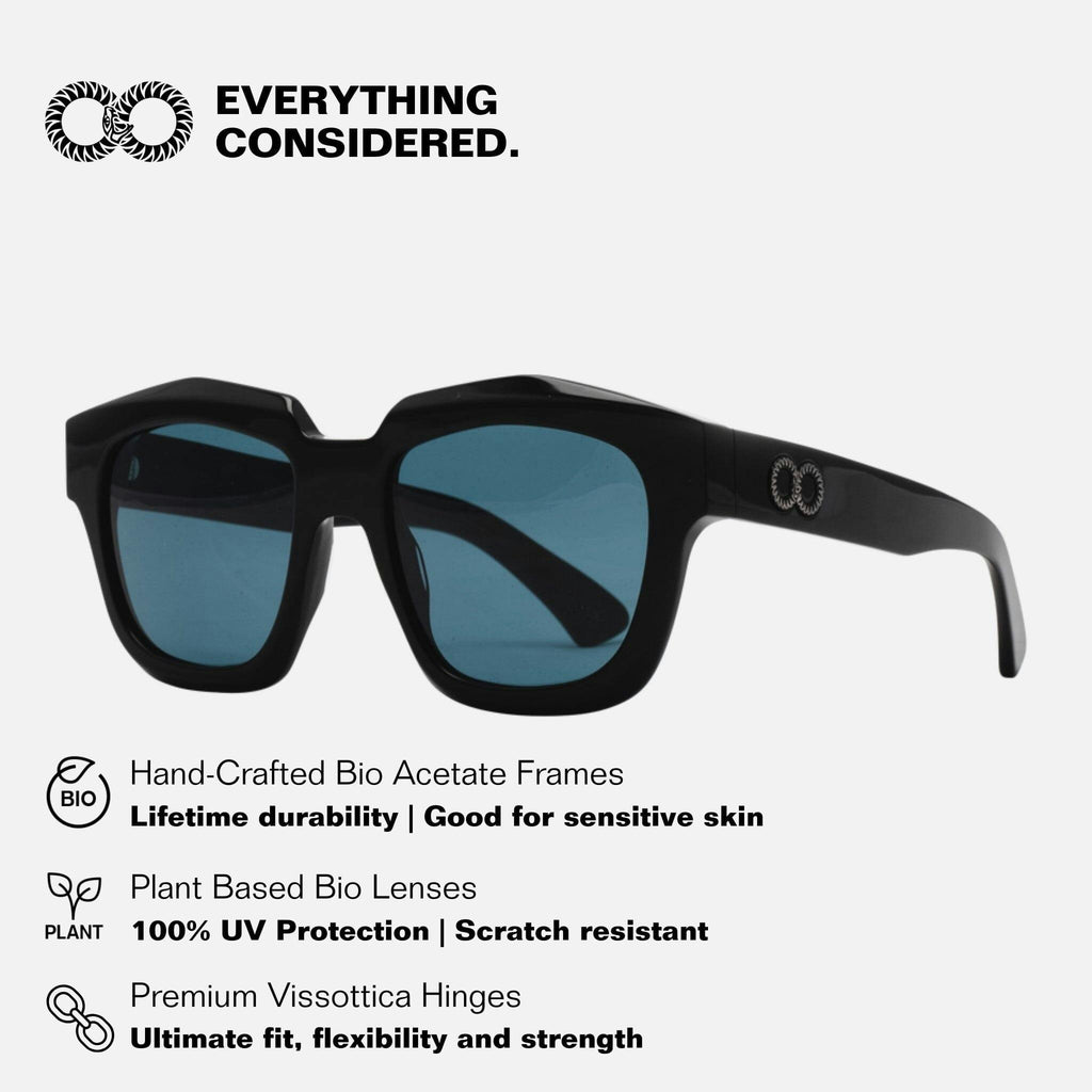 VIVID Gloss Black | Blue Telluric Lens