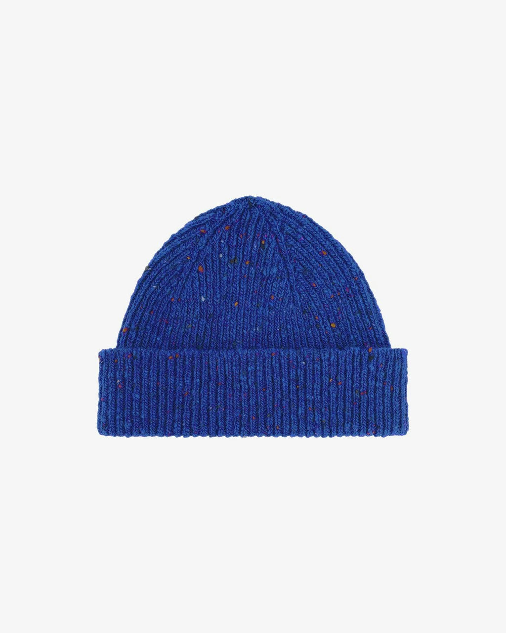Uskees 4003 Speckled Donegal Wool Beanie in Ultra Blue