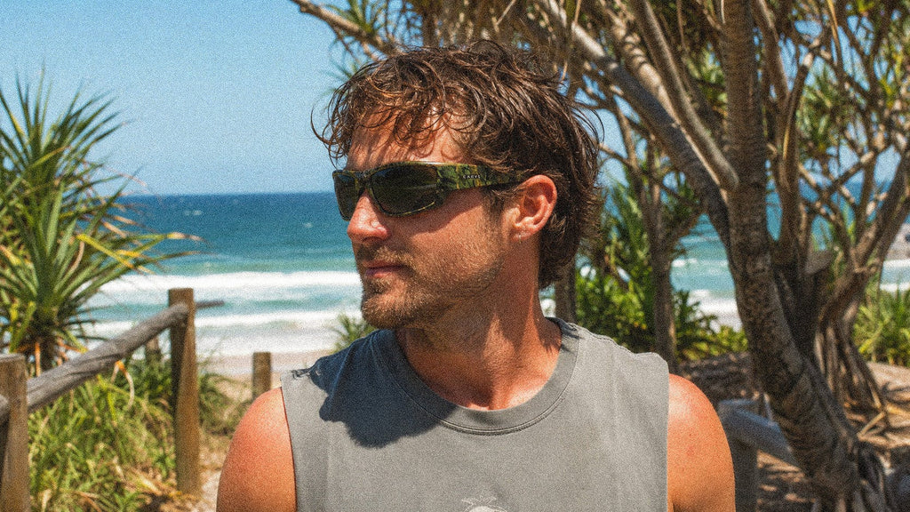 Moray - Matte Camo Frame Green Grey Polarized Lens