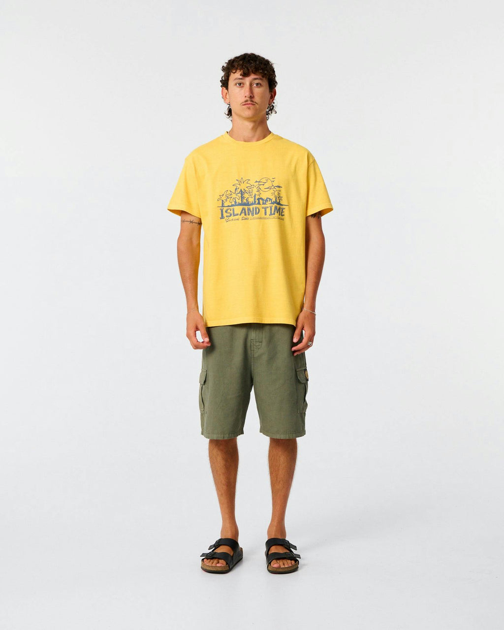 Island Time Tee - Sunflower
