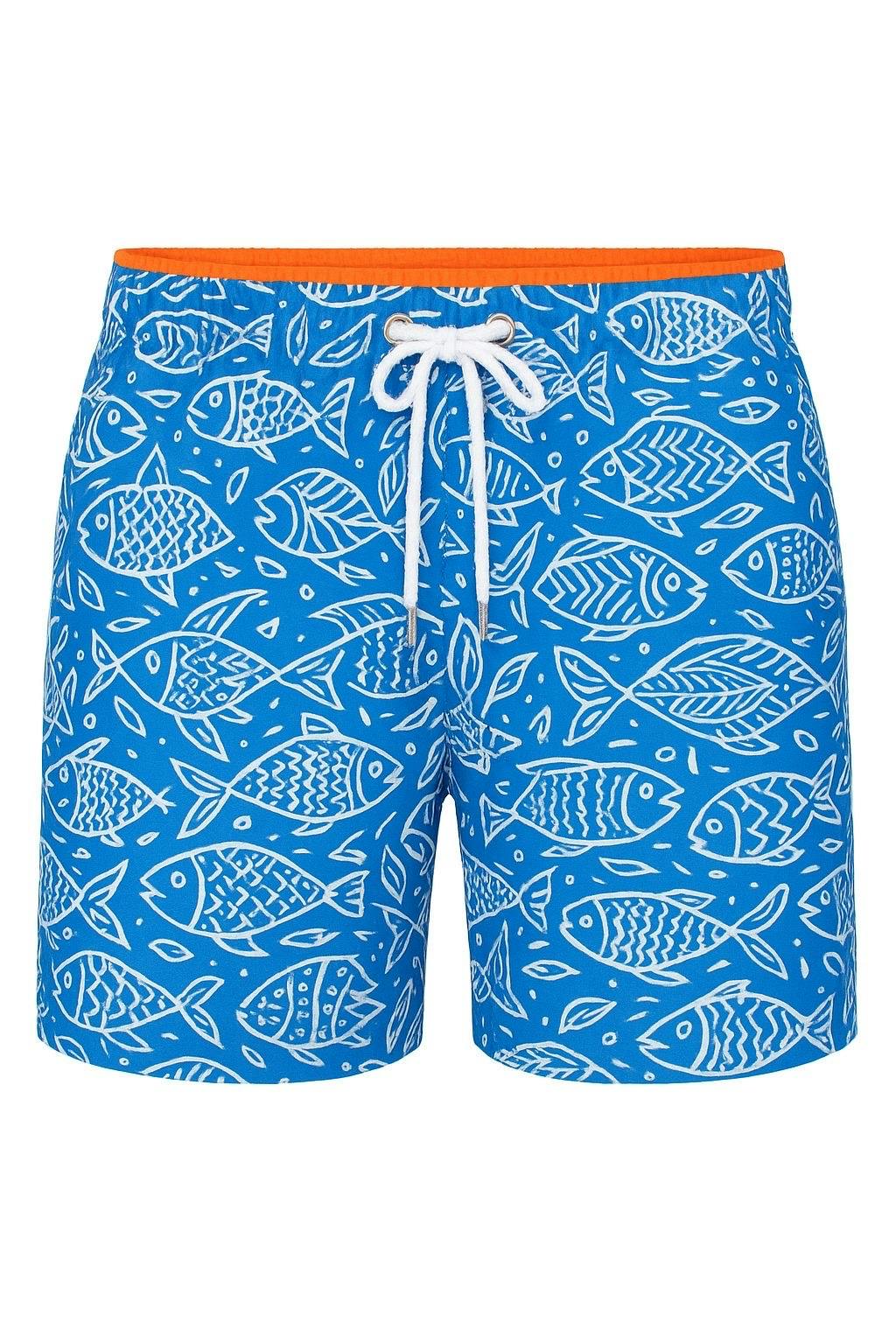 Barbados Cornflower Swim Shorts