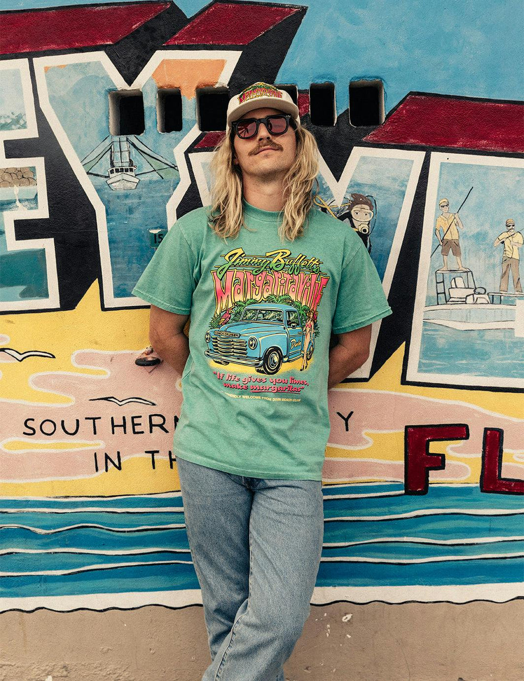 Duvin x Margaritaville Cruiser Tee - Teal