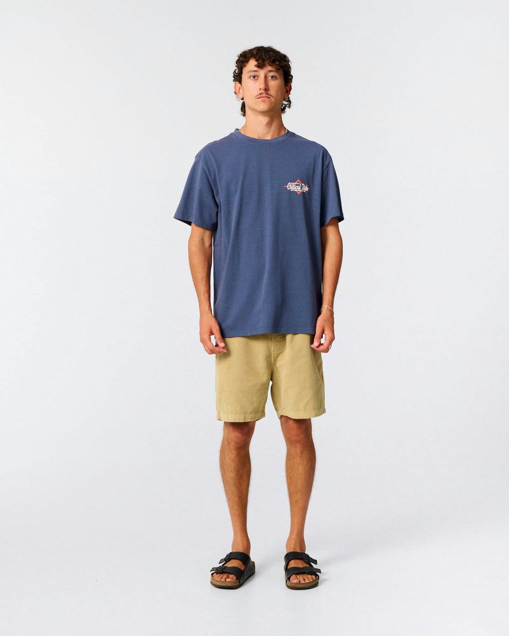 Diamond Decal Tee - Worker Blue