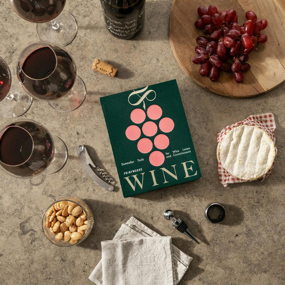 Printworks The Essentials Wine Tools-Green Pink