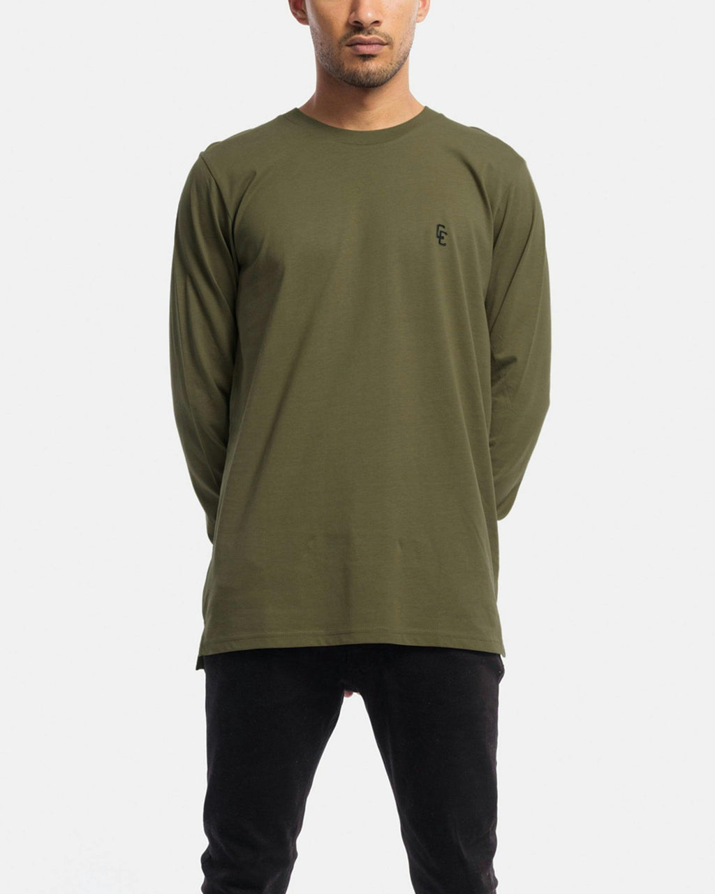 Cypher Embroidery Long Sleeve Tee