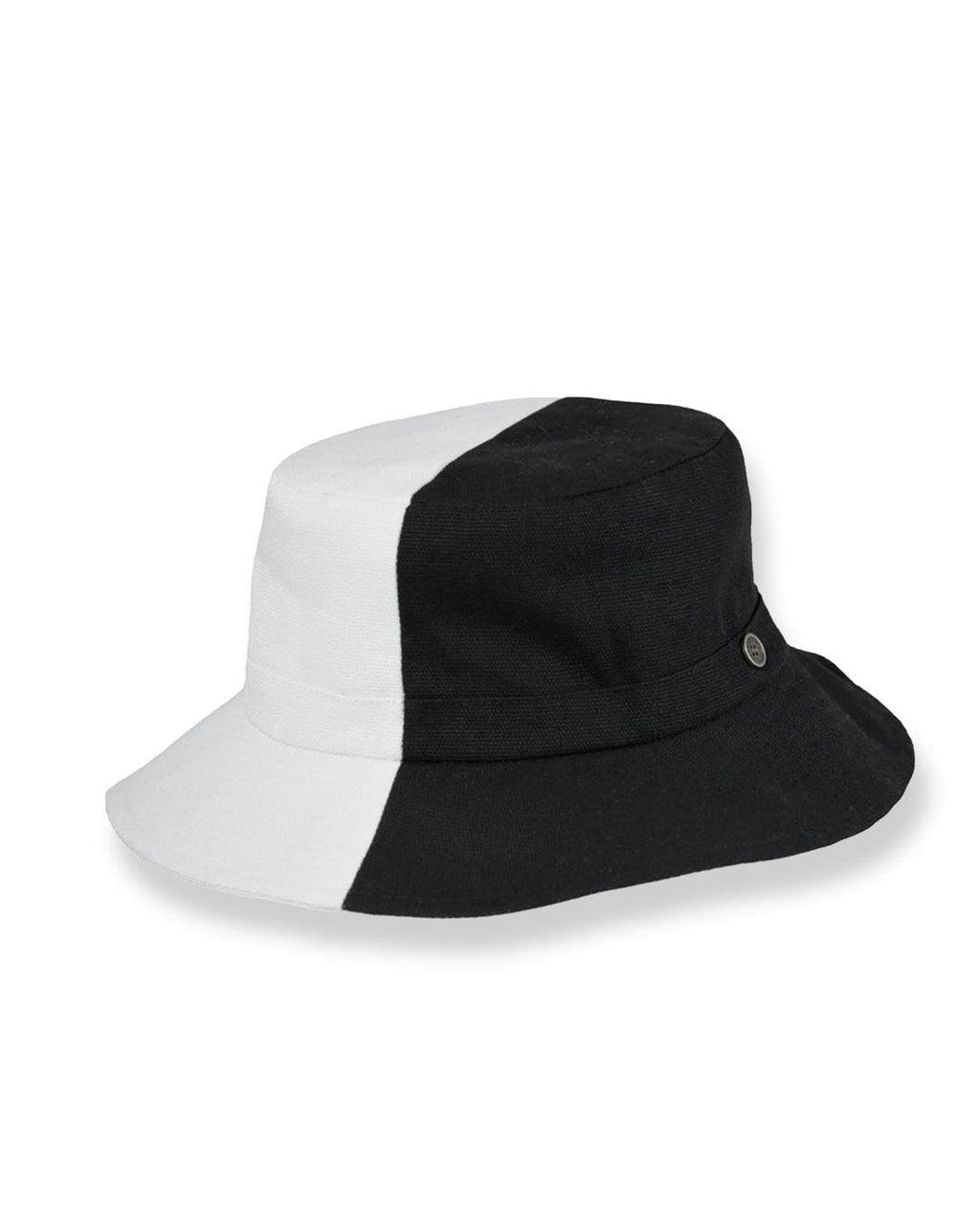 The FlipSide Bucket Hat Black White Kids