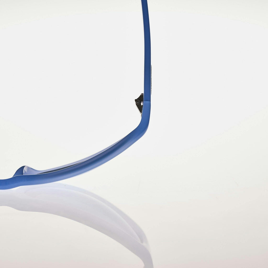 CYLINDER Pearl Sky Blue | Grey Polarised Blue Chrome Mirror Bio Lens