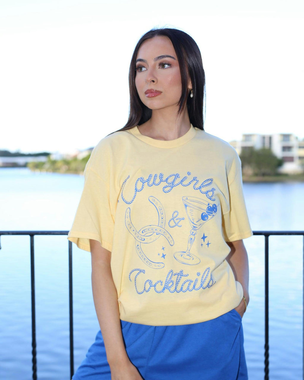 Cowgirls & Cocktails Tee