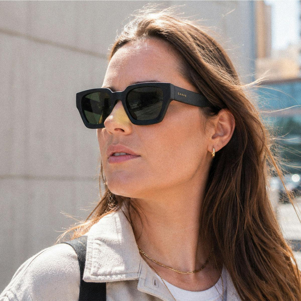 Nova - Matt Black Frame with Green Lens