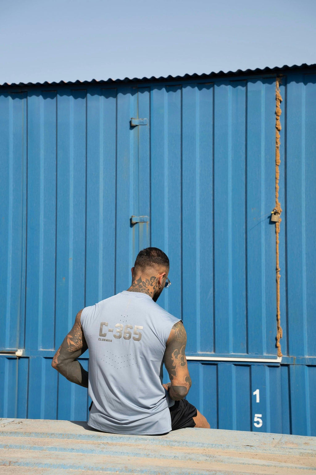 C-365 Flex Singlet (Model 323129) - Haze Blue