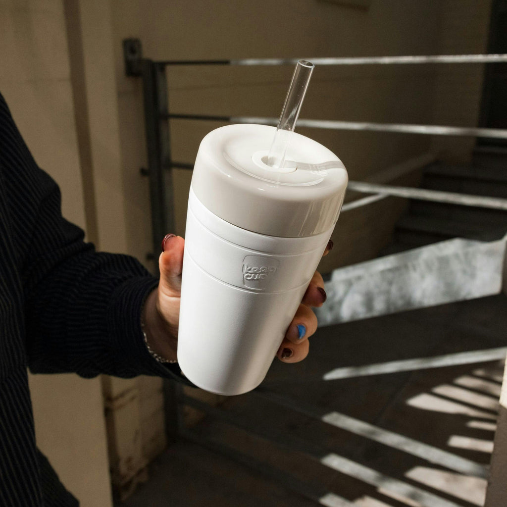 Commuter Insulated Cold Cup - 16oz | Bone White