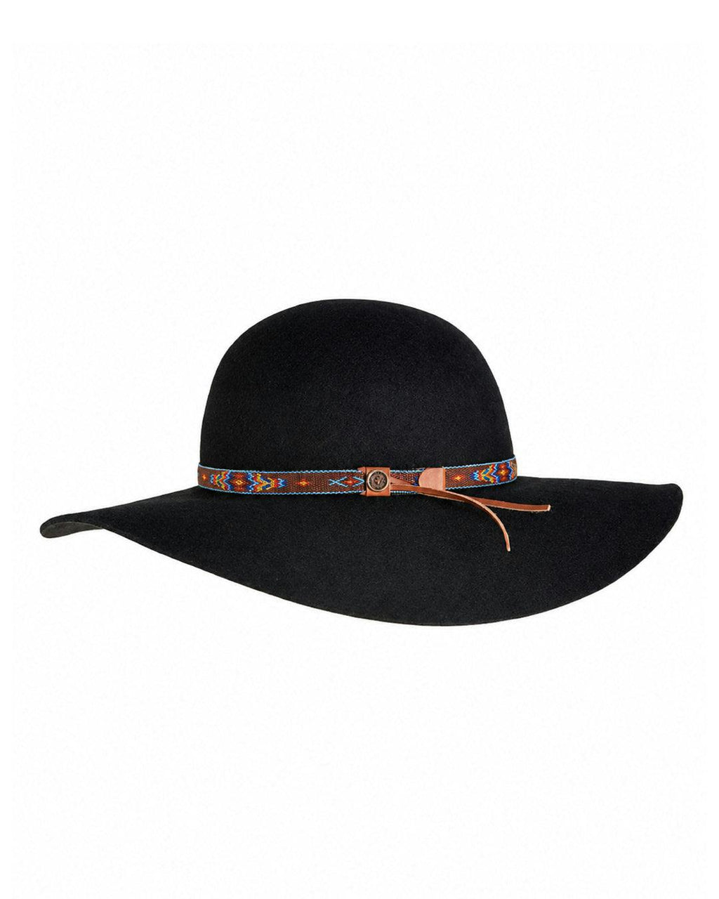 The Little Hippie Floppy Felt Hat - Black