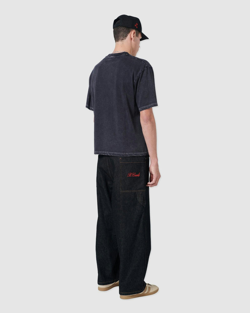 1990 Crop T-shirt Black