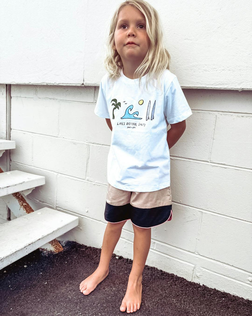 Life’s Better Salty Tee (White)