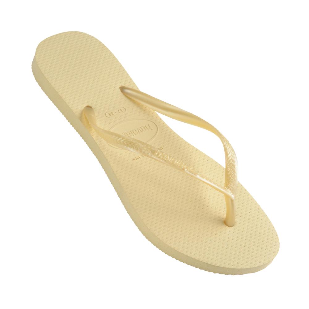 Slim Metallic Thongs
