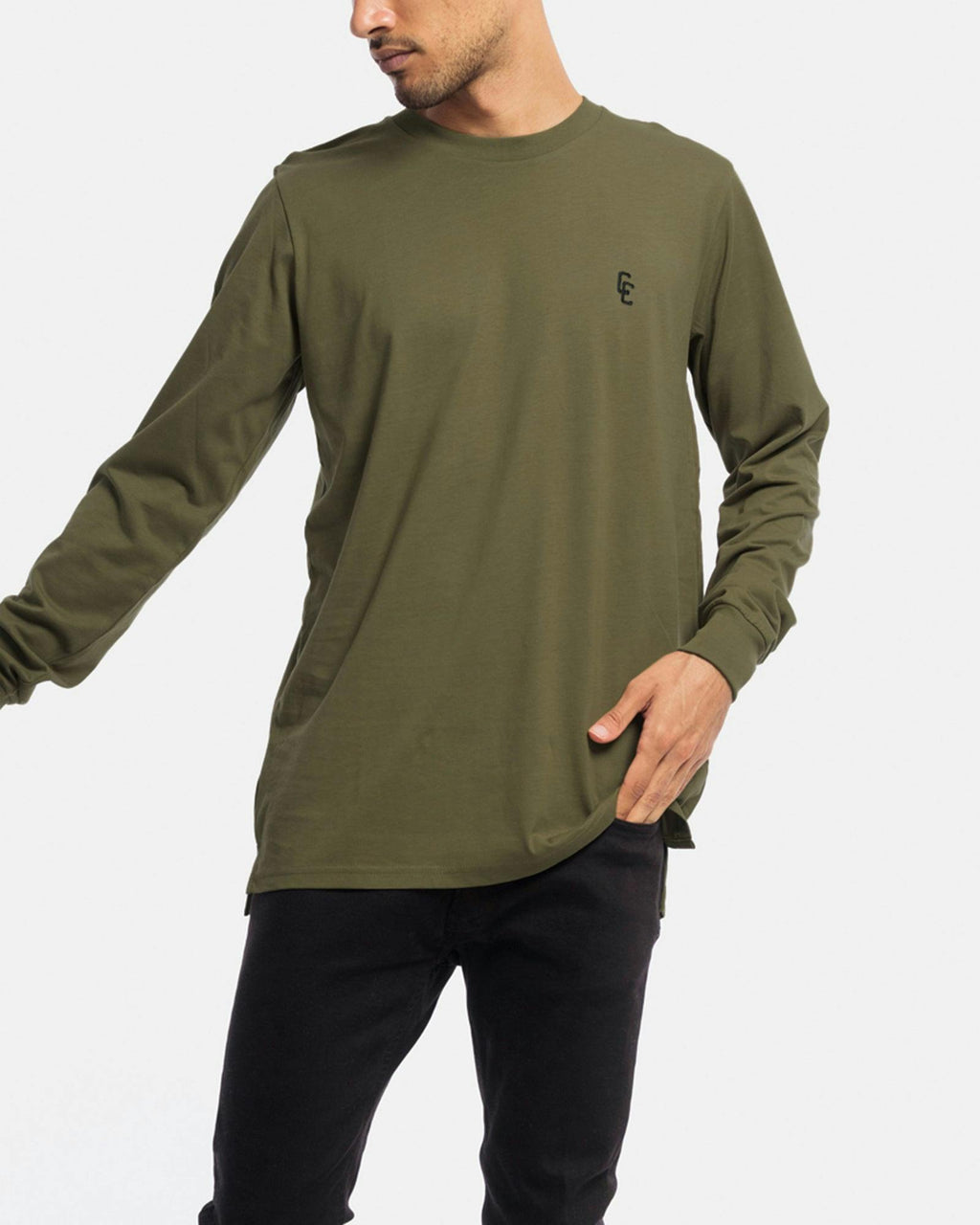Cypher Embroidery Long Sleeve Tee