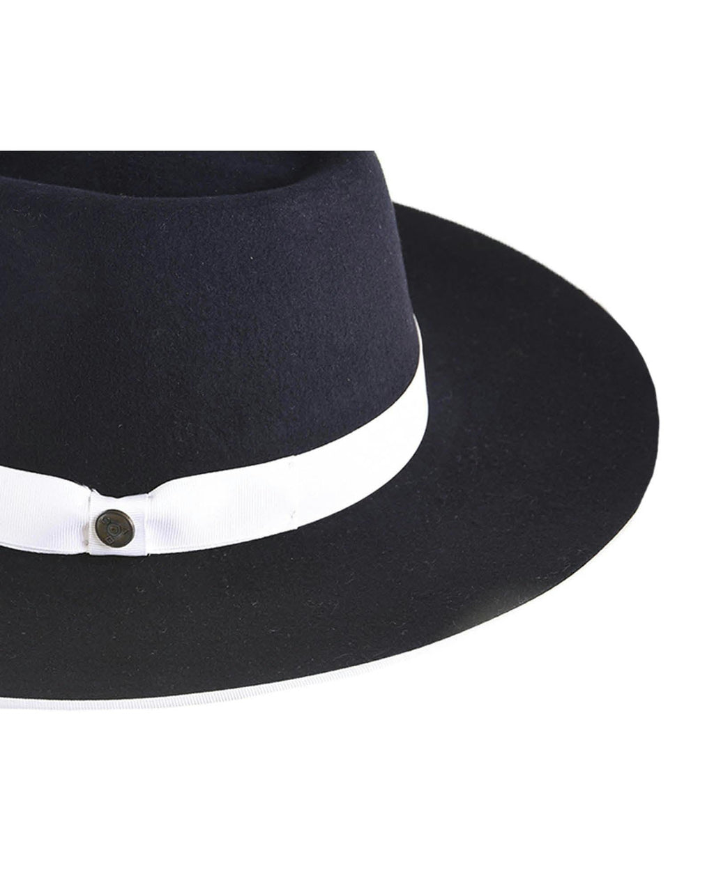 The TripTych Series Felt Hat - Triangle - Navy/White