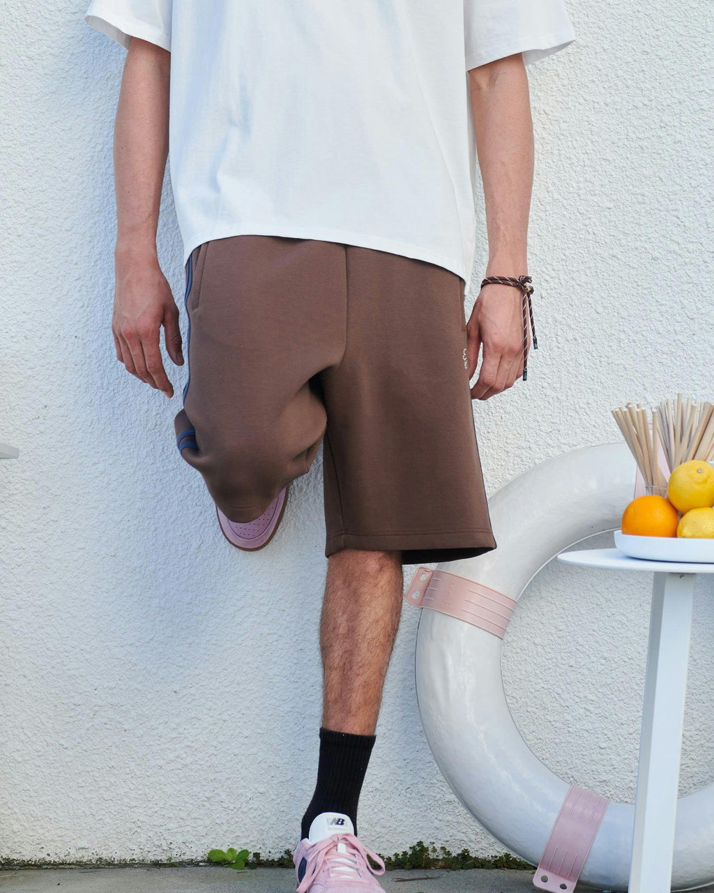 track short cocoa