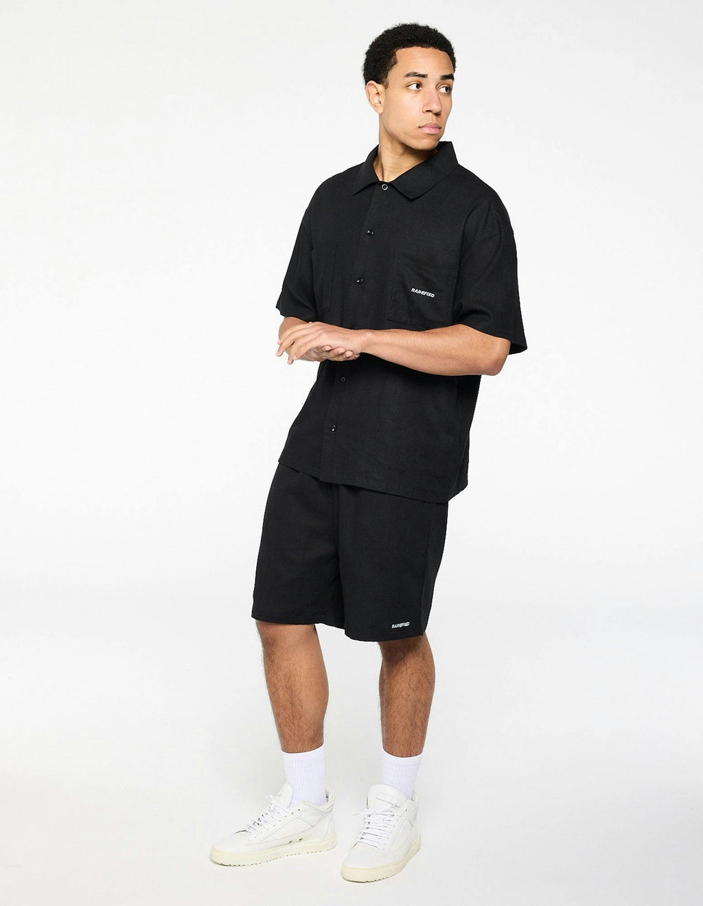 Rarefied Linen Shorts - Black