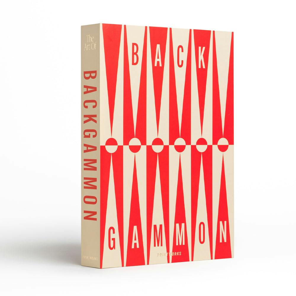 Printworks Classic Art of Backgammon-Red Cream