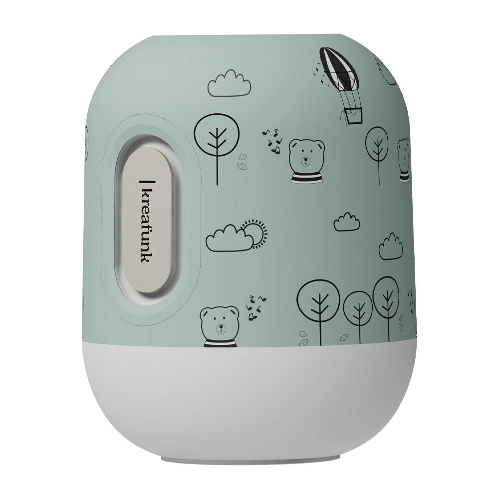 Kreafunk Kids Glowie Bluetooth Speaker W/ Light - Dusty Green