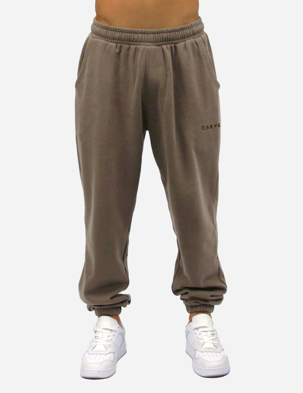 BOWEN - Men’s Elastic Waist Track Pant - Driftwood