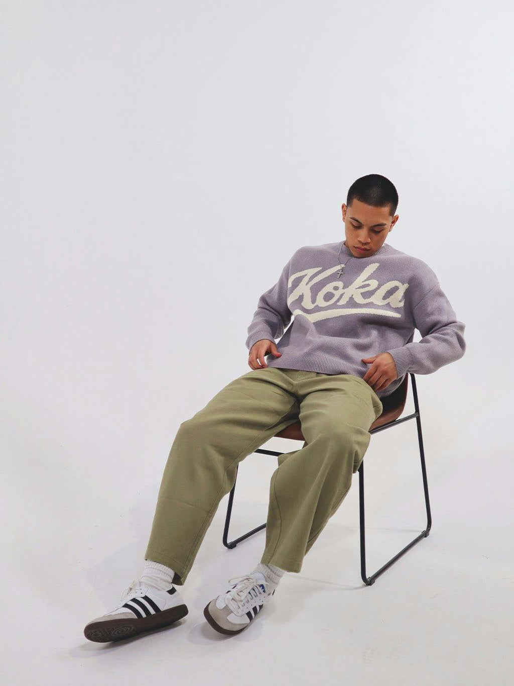 Knit Sweater - Grey