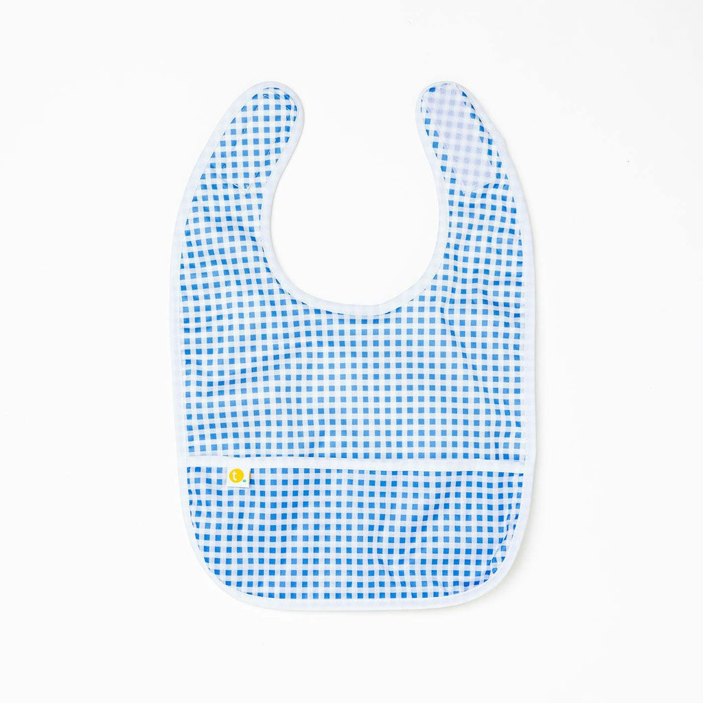 Baby Bib Tyoub Stay-dry - Blue Gingham