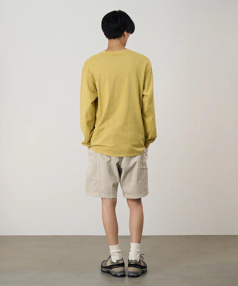Gramicci L/S Pocket Tee in Sulphur Pigment